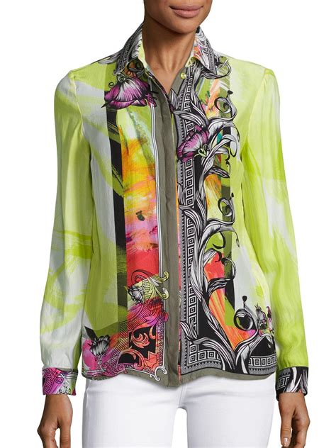 versace blouse clothing|Versace blouses for women.